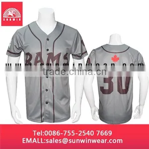 Custom Subliamtion Baseball Jerseys,softball Wear Team Wear thumbnail-3