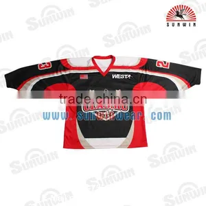 Mens Hot Custom Embroidery Logo Unique International Ice Hockey Jersey Shirt Wear thumbnail-2