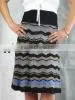 Lady Stripes Skirt Fashion Skirt, Lady Skirt thumbnail-1