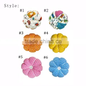 D&D Pumpkin Fabric Needles Pin Cushion Sewing With Elastic Wrist Belt thumbnail-5