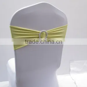 FACTORY SUPPLY LYCRA SPANDEX CHAIR BAND SASHES WITH BUCKLE FOR CHAIR COVER BRAND NEW thumbnail-6