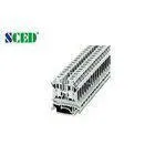 8.2mm 600V 50A AWG 26 - 8 Din Rail Mounted Terminal Blocks for Electric Lighting thumbnail-1