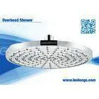 Waterfall Plastic Detachable Shower Head Overhead Round Shape With Circle In Middle thumbnail-1