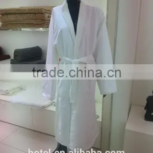 Wholesale Hotel Microfiber Cotton Terry Unisex Bathrobe thumbnail-1