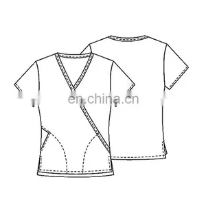 Promotional Wholesale Clothing Line Scrubs for Hospital Nurse Uniform thumbnail-4