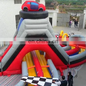 Golden Supplier Bounce Round Obstacle Course Happy Hop Inflatable Water Slide China Suppliers thumbnail-4