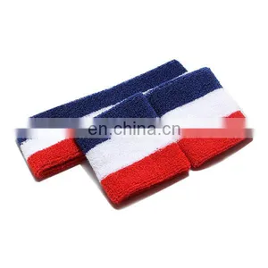 2017 Custom Sports Cotton Terry Towelling Headband and Wristband Set With Zipper thumbnail-6