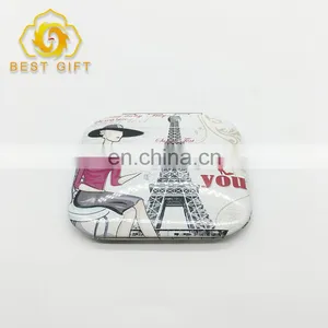 Hot Selling Personalized ''Love You'' Printing Pocket Mirror For Women thumbnail-1