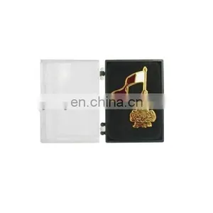 Free Sample Qatar National Day Magnet Flag Pin Badge thumbnail-1
