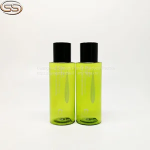 3.3oz 100ml PET Plastic Smoothing Toner Bottle With Screw Cap thumbnail-1