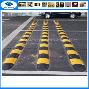 Highway Used Reflective Vehicle Speed Limiter Rubber Speed Bump for Safety thumbnail-3