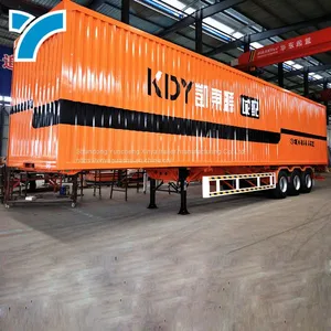 Box Transport Semi Trailer Box Cargo Van Trailer thumbnail-2