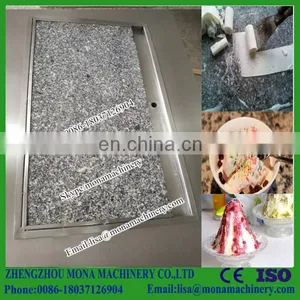 Stir Fry Ice Cream Machine Cold Stone Marble Slab Top Fry Ice Cream Machine on Sale thumbnail-6