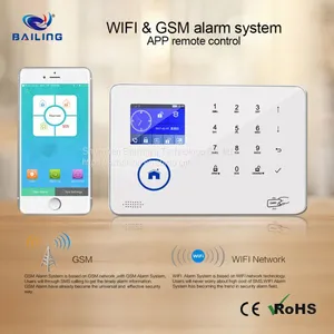 WIFI GSM Alarm System With 8 Kind of Language TFT Touch Screen 3G Security Alarm Android IOS App Support WIFI IP Camera thumbnail-5