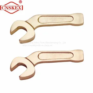 Non Sparking Tools Wrench Bent Striking Open Safety Hand Tools Al-cu 32mm thumbnail-1