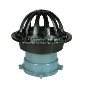 Roof Drain RD-6610 Korea Cast Iron Roof Drain With No-Hub and Thread Outlet for Roof Drainage thumbnail-3