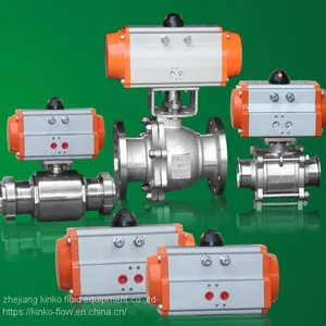 Spring Return Double Acting Pneumatic Actuated Rotary Angle 90degree for Ball Valve and Butterfly Valve thumbnail-5