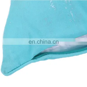 Spring Painted Stripe Turquoise Ombre Water Color Aqua Blue Dye Teal Decorative Pillow/cushion thumbnail-4