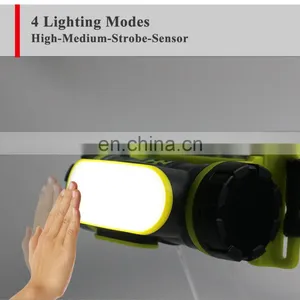 Ts Lighting 150 Lumens Sensor Headlamp,IP67 Waterproof LED Rechargeable Headlamp for Outdoor Camping thumbnail-4