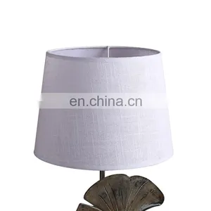 Factory Cheap Wholesale Light Fixtures Vintage Leaf Shape Bedroom Desk Lamp for Hotel Home thumbnail-4
