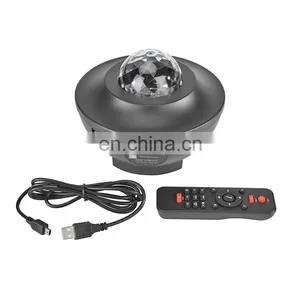 New Starry Sky Night Light Projector 3 in 1 Star Projector Bluetooth Music Player With Remote Control thumbnail-2
