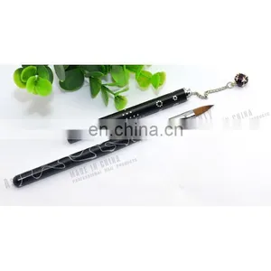 Asianail Detachable Metal Handle With Diamond Design Oval Shape Acrylic Nail Art Brush thumbnail-1