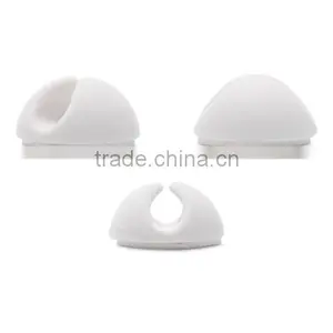 China Manufacturer Sale Cable Clamps Cute Cable Winder Earphone Silicone Cable Holder Clip thumbnail-1