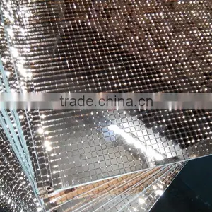 1.8mm Thick Pink Red Color Facet 5x5mm Decorative Balls Mirror Mosaic thumbnail-1