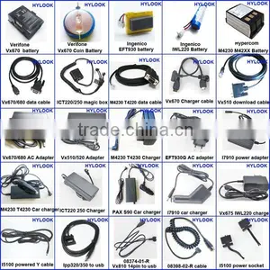 Data Power Cable Verifone 27180-02-R For Verifone Mx860 Mx8xx Mx9xx thumbnail-1