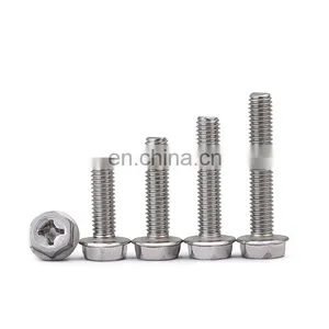 Factory Stock Stainless Steel 304 316 Polished Hex Head Bolt Flange M12*40 thumbnail-2
