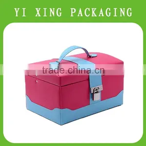YIXING Good Design MDF & PU Jewelry Box With Compartments thumbnail-1