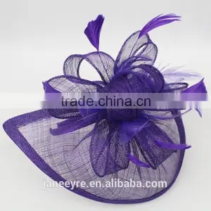 Wholesale Fashion Flower Fascinator Hat Base With Feather thumbnail-4