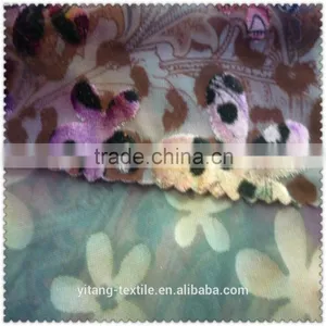 Printed Flocking Spandex Knitted Fabric thumbnail-2