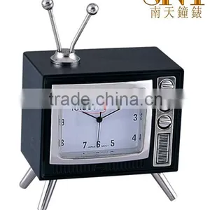Decorative Small Clocks Antique Office Gift Home TV Shape thumbnail-1