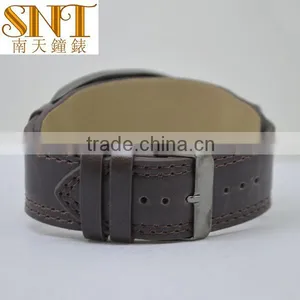 Wrist Men Watch Luxury Leather Genuine Japan Movement Quartz With 3 Eyes Business Gift thumbnail-3