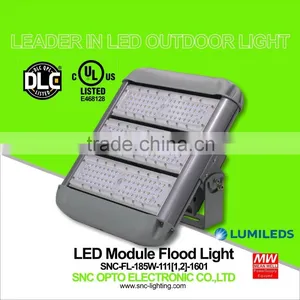Shenzhen SNC Manufacturer Factory Price New High Lumen UL DLC Listed Outdoor Led Flood Light 185W thumbnail-1