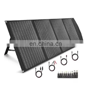 100W Mono Cell Paralleled DC USB Output Portable Solar Panel Foldable For Outdoor Camping thumbnail-1