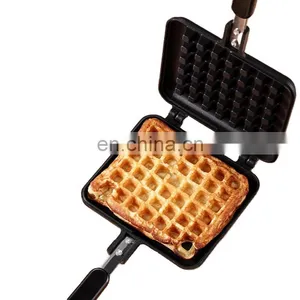 Breakfast Square Die Casting Aluminum Egg Waffles Frying Pan thumbnail-1