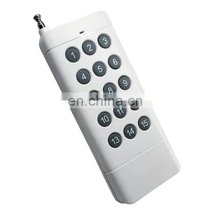 Remote Control Toys White Shell Learning Code/Fixed Code 15 Buttons 433 92MHZ DC12V Wireless RF Remote Control thumbnail-3