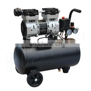 Bison China 230 V 24l Dental Air Compressor Painting Silent Portable Oil Free 1hp 750W Compresor De Aire Portatil thumbnail-4