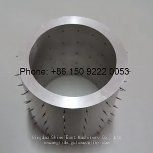Fibrillation Roller / Perforating Pin Cylinder / Pinned Sleeve /Needle Punching Rings thumbnail-2