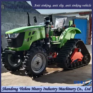 Rubber Half Chain Track Assembly Tractor Modification for Deep Plowing Operation thumbnail-4