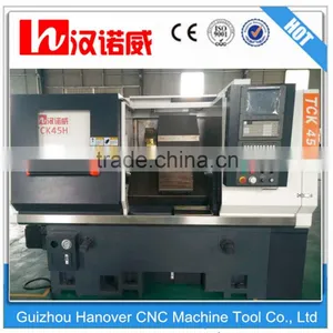 Cnc Slant Bed Lathe From China Manufacturer- TCK45H Heavy Duty Cnc Metal Cutting Lathe Machine Tools With 8'' Hydraulic Chuck thumbnail-3
