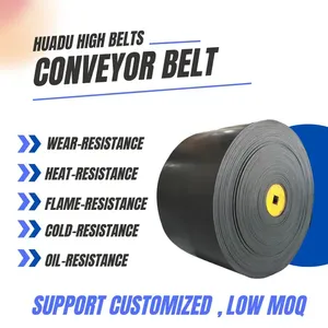 Quality Conveyor Solutions | Rubber Conveyor Belt | Composite Rollers/Heavy Duty Steel Cord Rubber Conveyor Belt St630-St2500 thumbnail-5