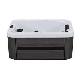 Yakuzi Outdoor Massage Hot Pipe for Sale 3 Person Outdoor Yakuzi Spa Balboa Hot Tub Luxury Acrylic Massage Tub thumbnail-3