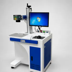 ZCINKJETS 100W Static Fiber Laser Marking Machine for Metal Deep Engraving Stainless Steel Aluminum Nameplate QR Code thumbnail-2