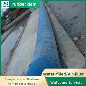 Hinged Bottom-hinge Steel Dam, Flood Control Gate Spillway Dam, and Pillow-type Rubber Dam thumbnail-4