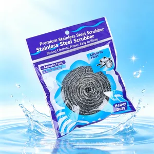Stainless Steel Metal Wire Pot Scrubbing Ball thumbnail-1