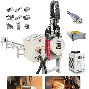 5-in-1 Laser Cutting Machine | Integrated Processing for Flat Sheets, Square Tubes, Round Tubes thumbnail-2