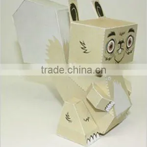 Ivory White Paper Cat Toy thumbnail-1